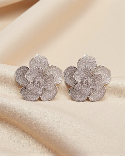 8 Petal Floral Earrings