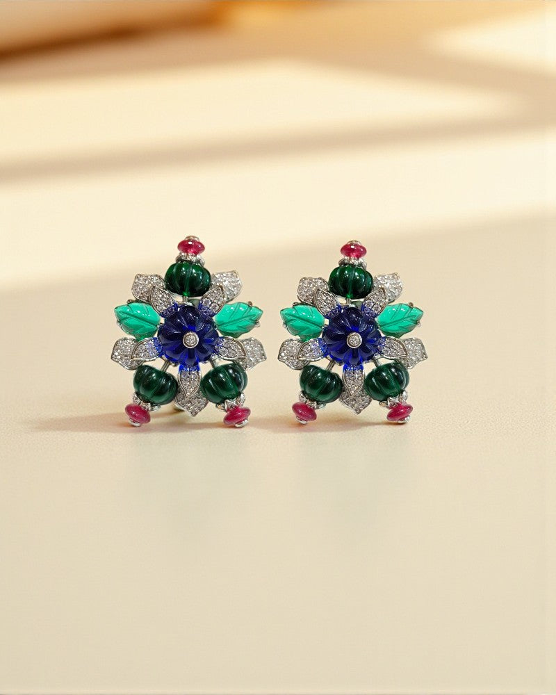 Multi-Gem Tutti Frutti Studs