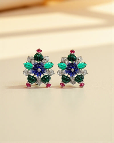 Multi-Gem Tutti Frutti Studs