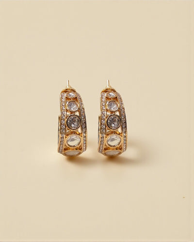 Classic Polki Hoops