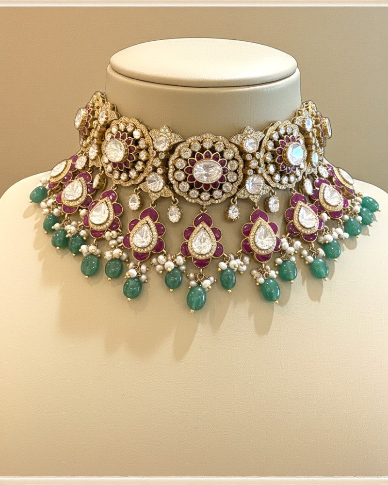 Shehnai Royale Choker Set – JoolryIndia