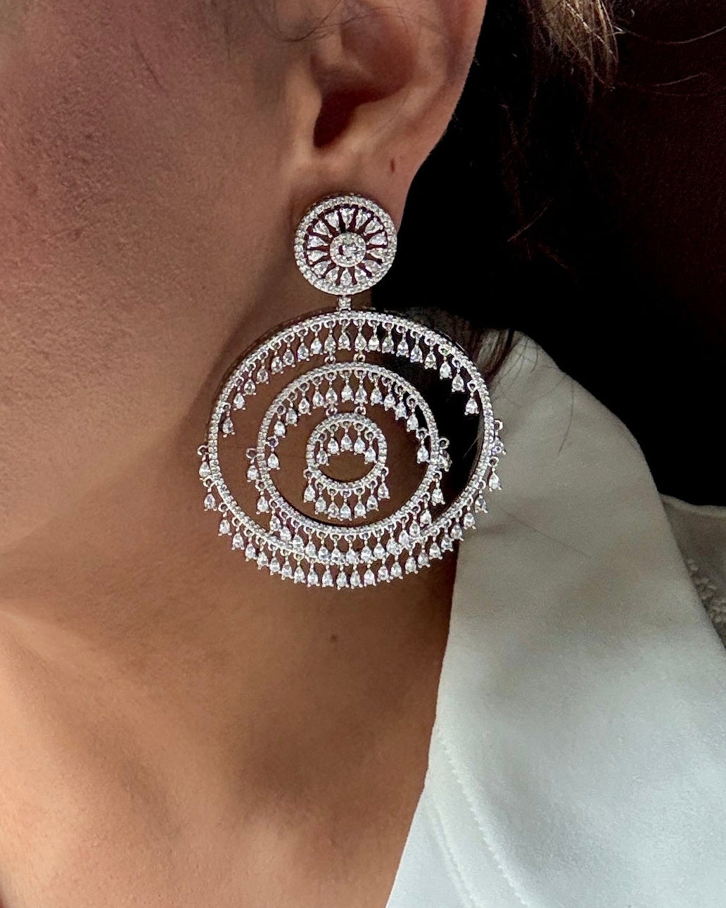 Eiros Diamond  Chandbali