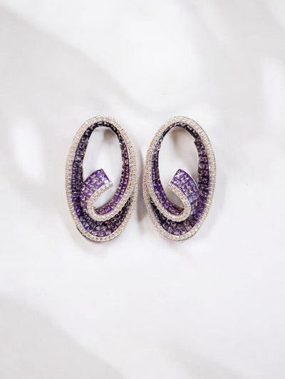 Oval Swirl Earrings