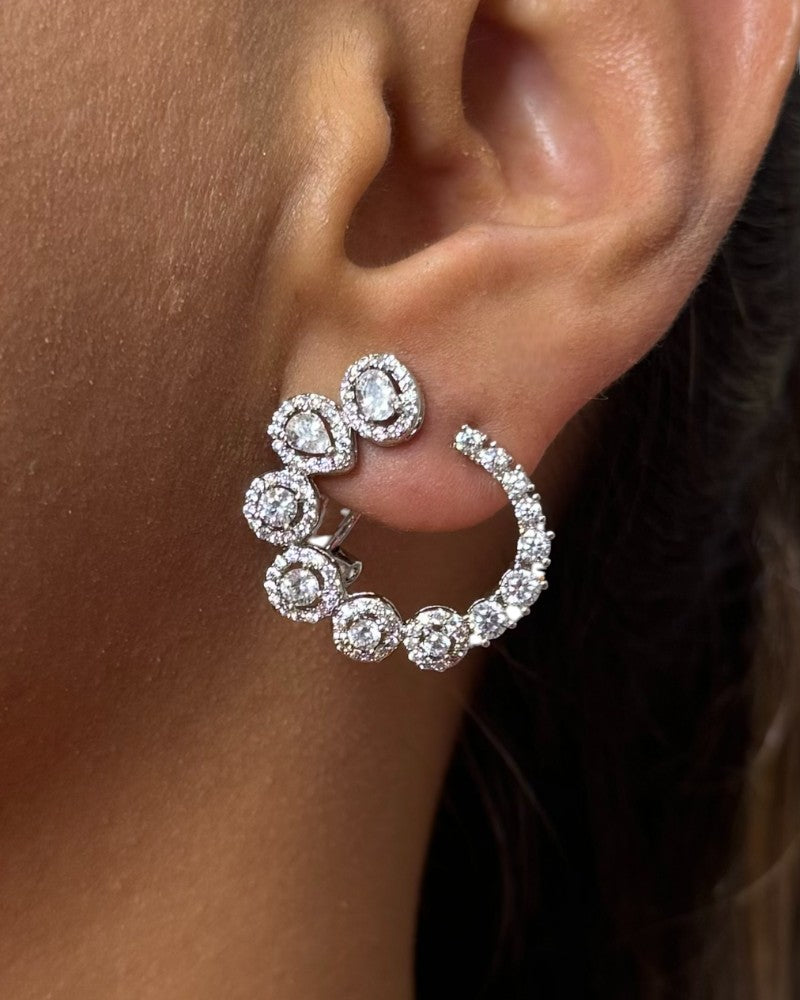 Lune Diamonte Earrings