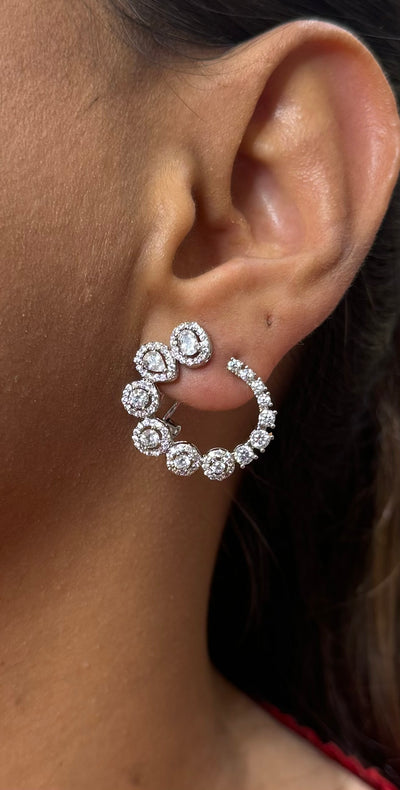 Lune Diamonte Earrings