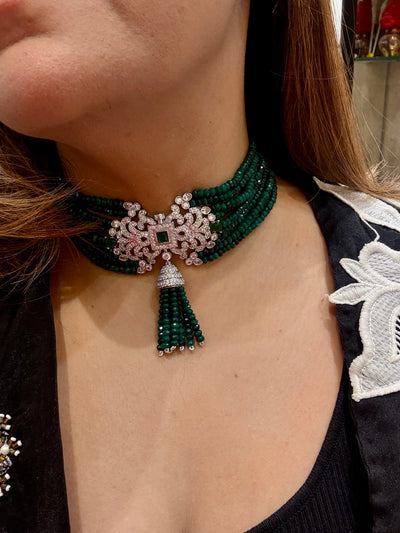 Gloria Beaded Choker
