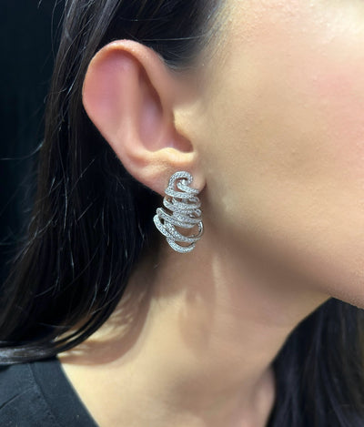 Manya Overlap Earrings