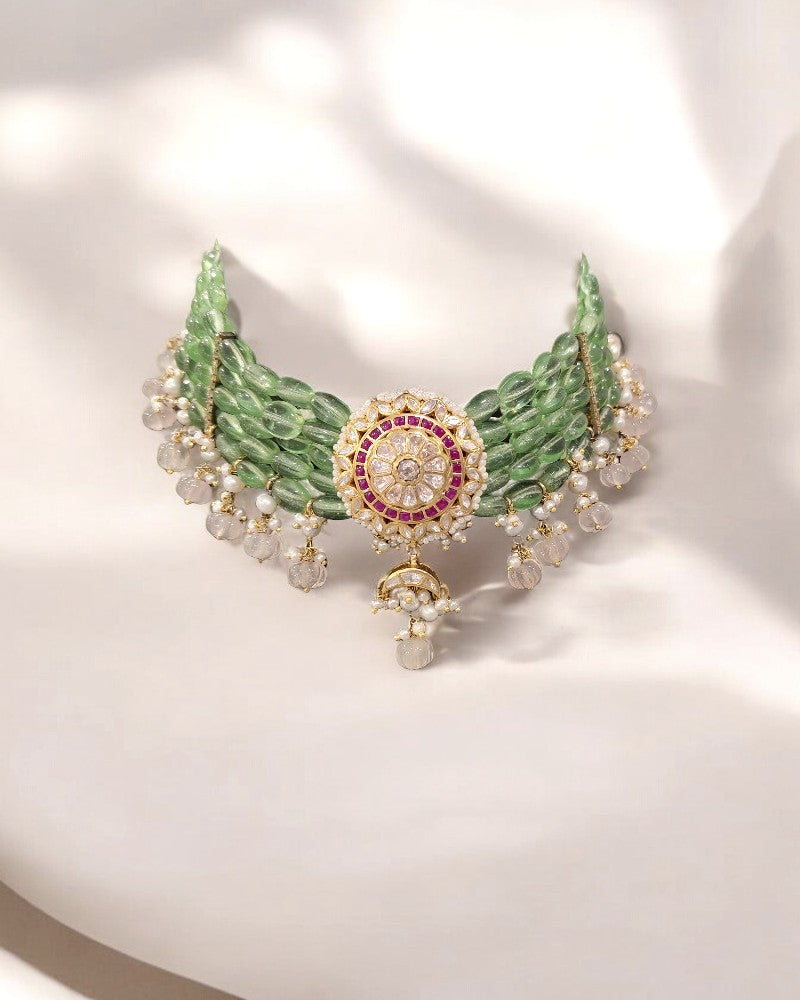 Ethnic Florite polki choker