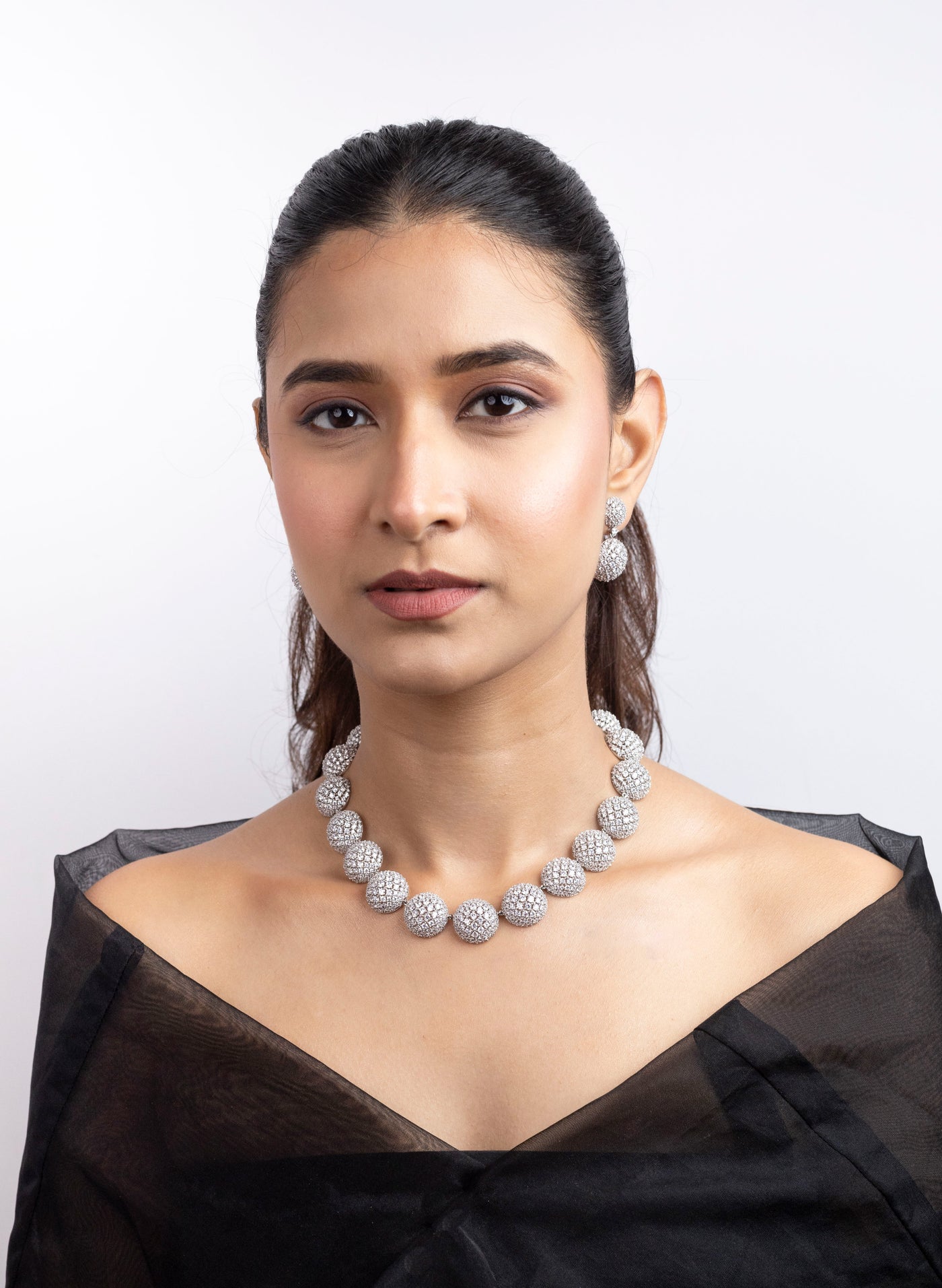 Ariana Clustered Necklace set