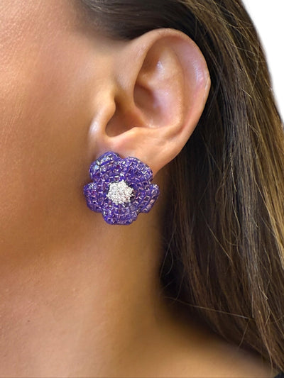 Dual Floral Stud