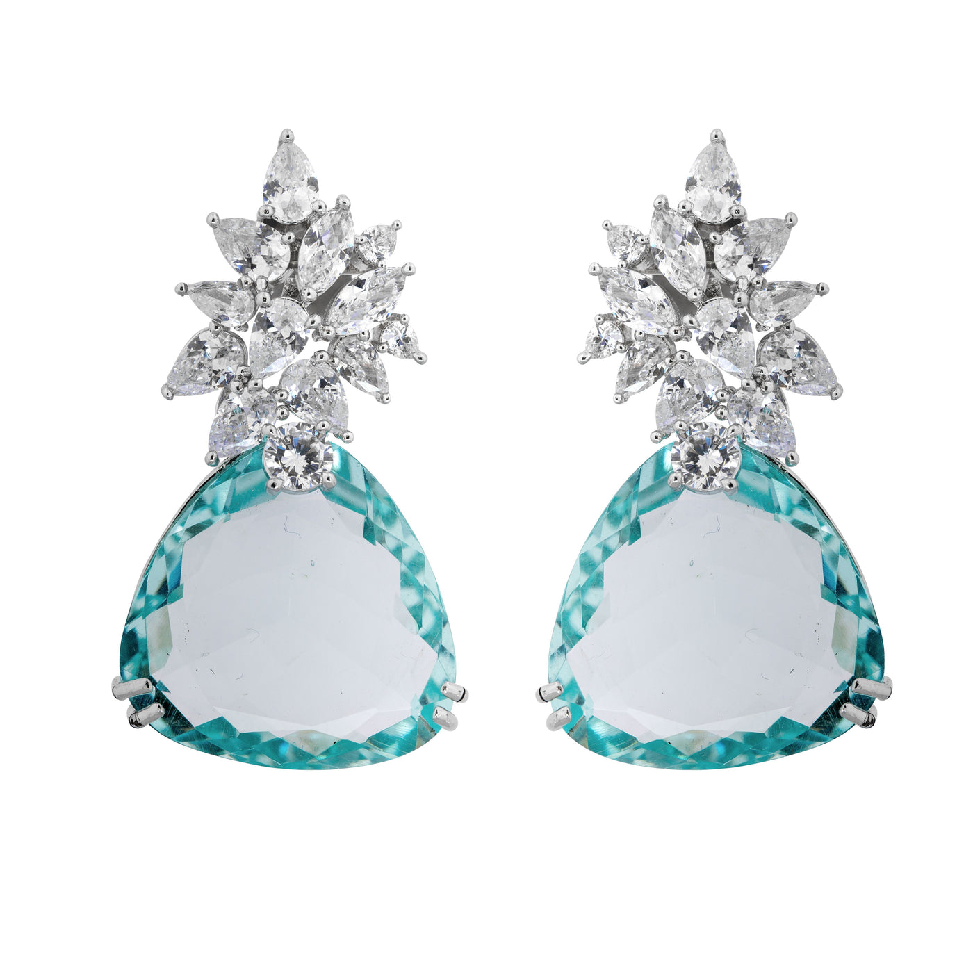 Triangular Drop Earrings