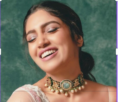 Bhumi Pednekar in Florite Choker