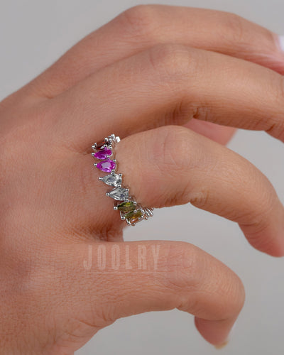 Multi Pear Ring