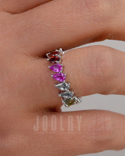 Multi Pear Ring