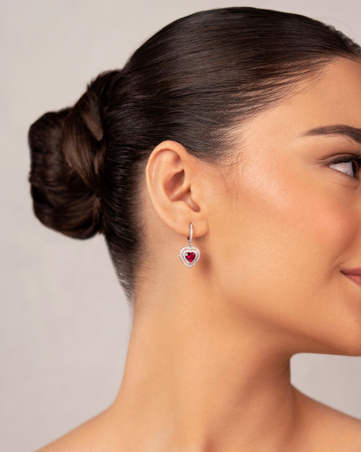 Heart Drop Earrings