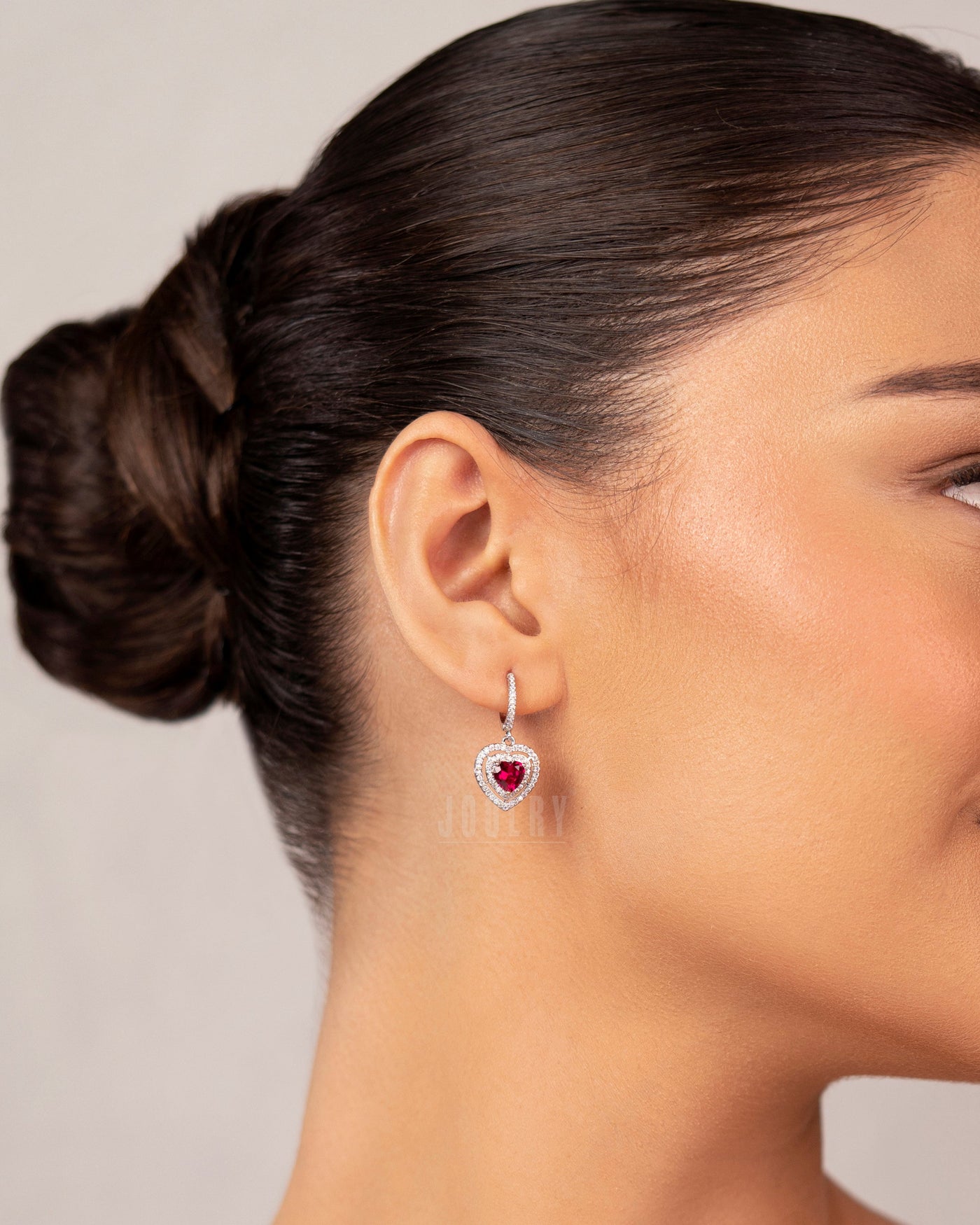 Heart Drop Earrings