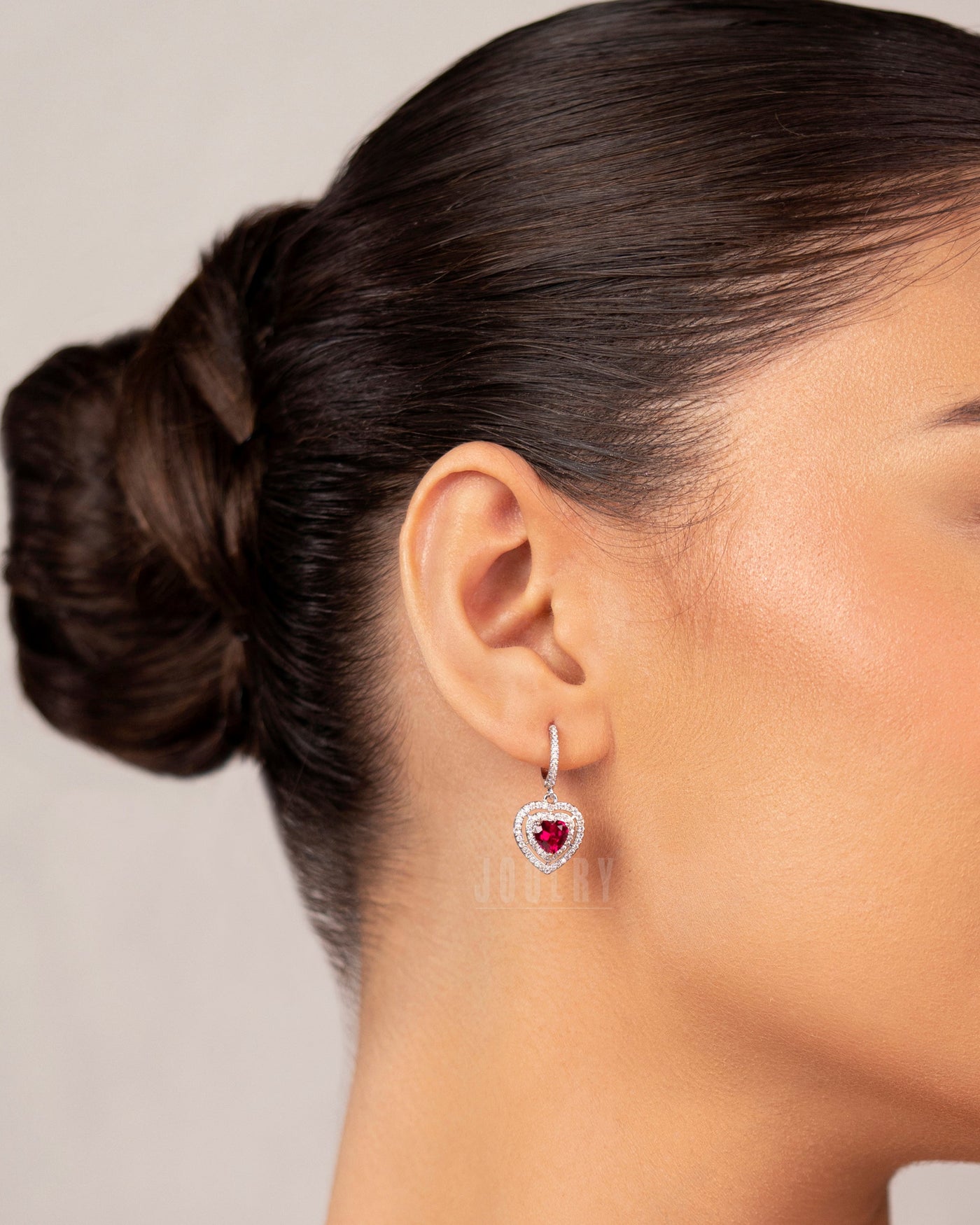 Heart Drop Earrings
