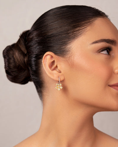 Flower Drop Earrings