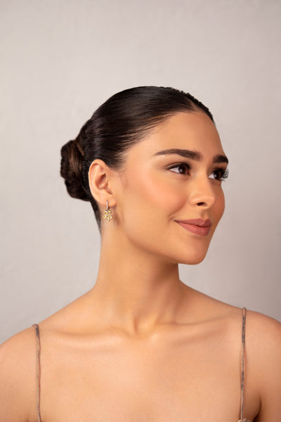 Flower Drop Earrings