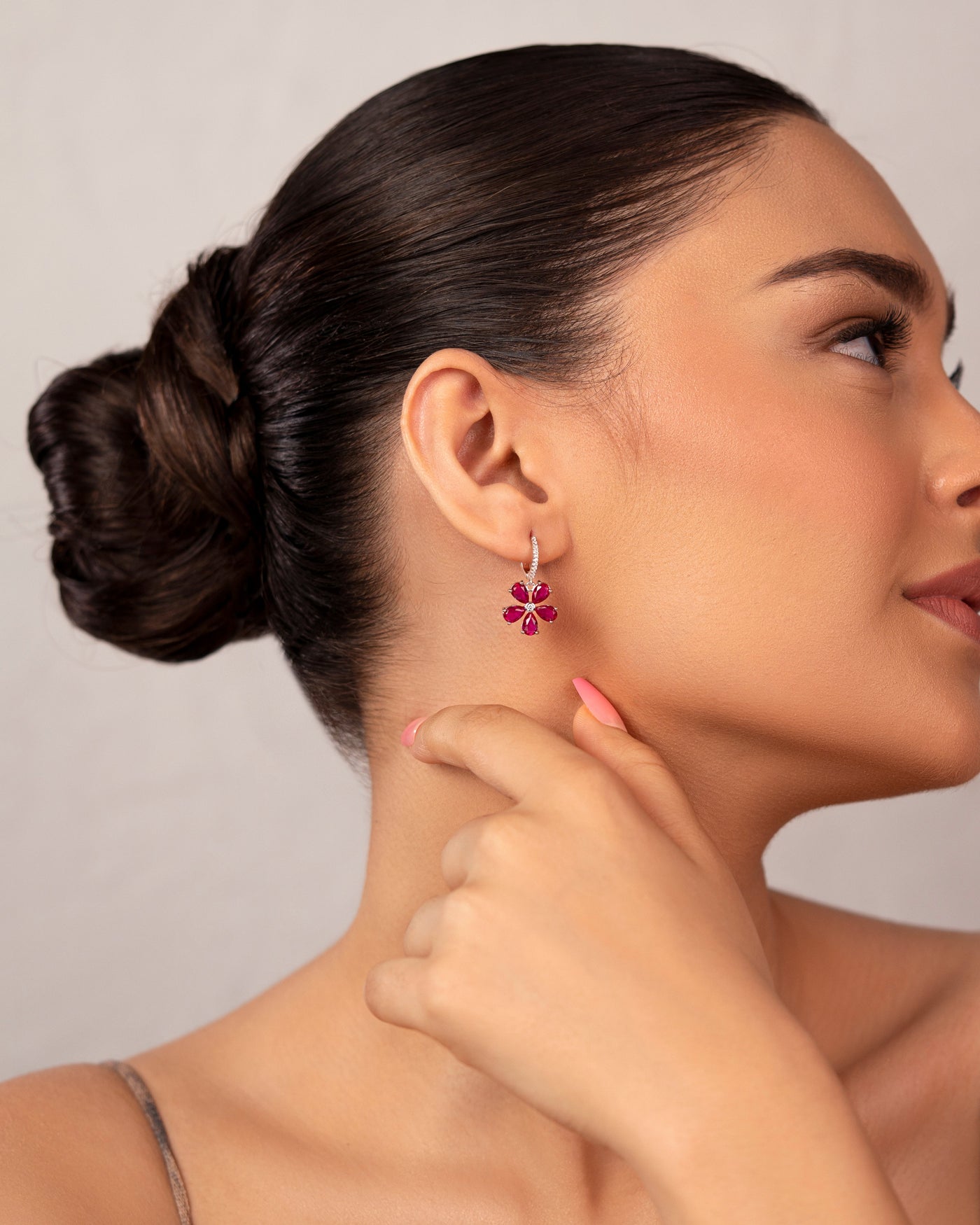 Flower Drop Earrings