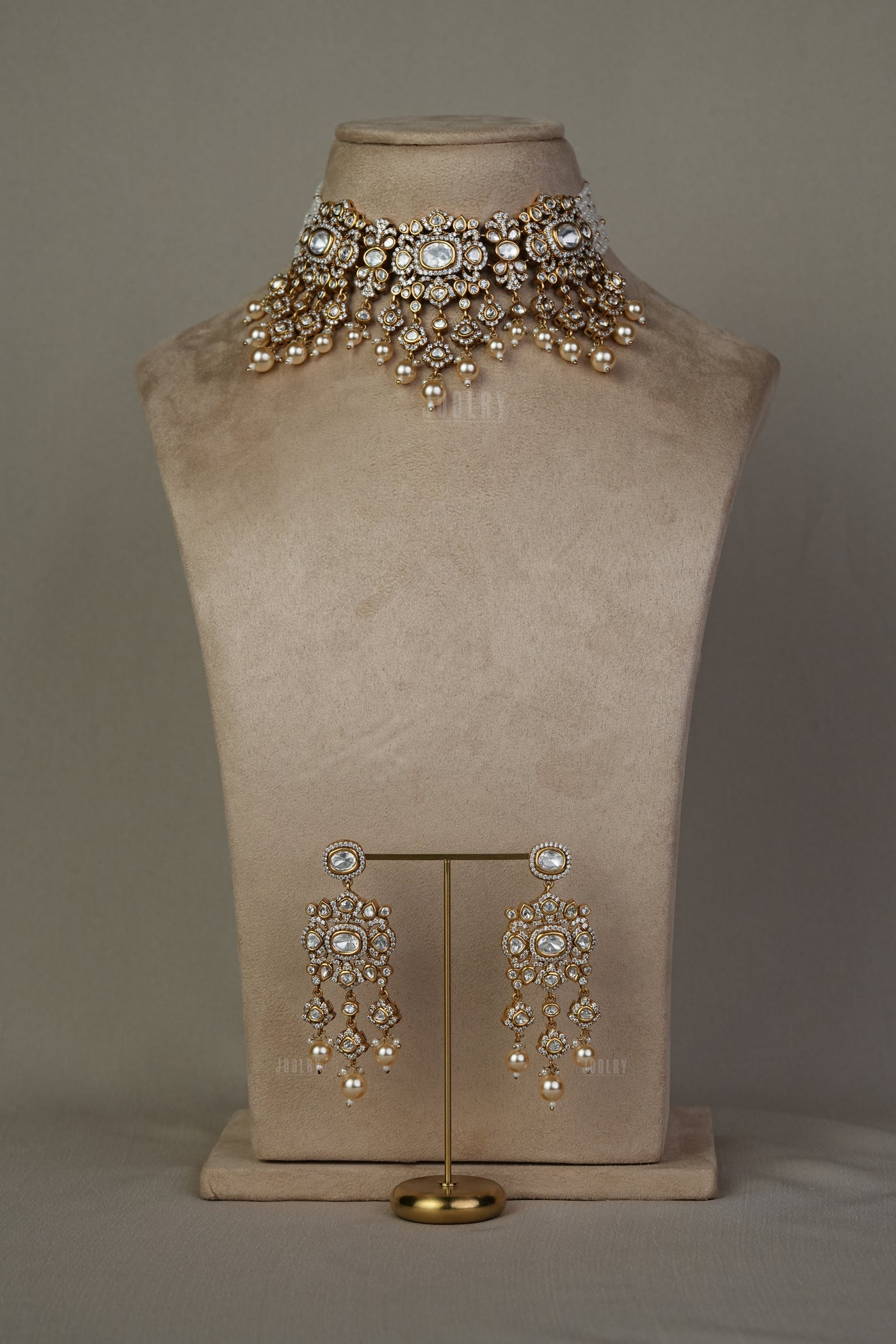 Aushi Polki Choker Set