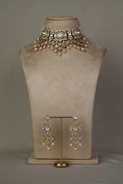 Aushi Polki Choker Set