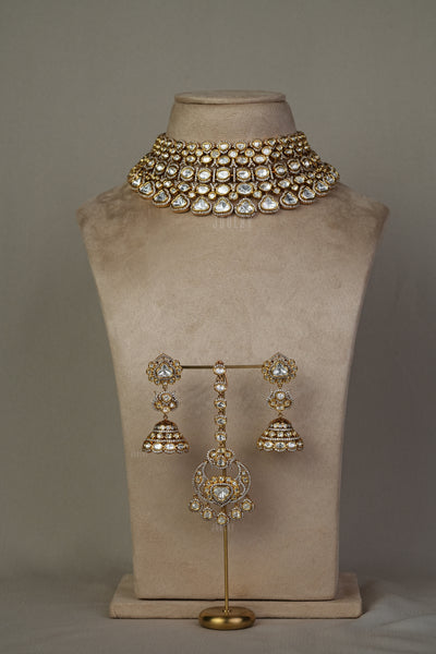 Zehra Moissanite Necklace Set