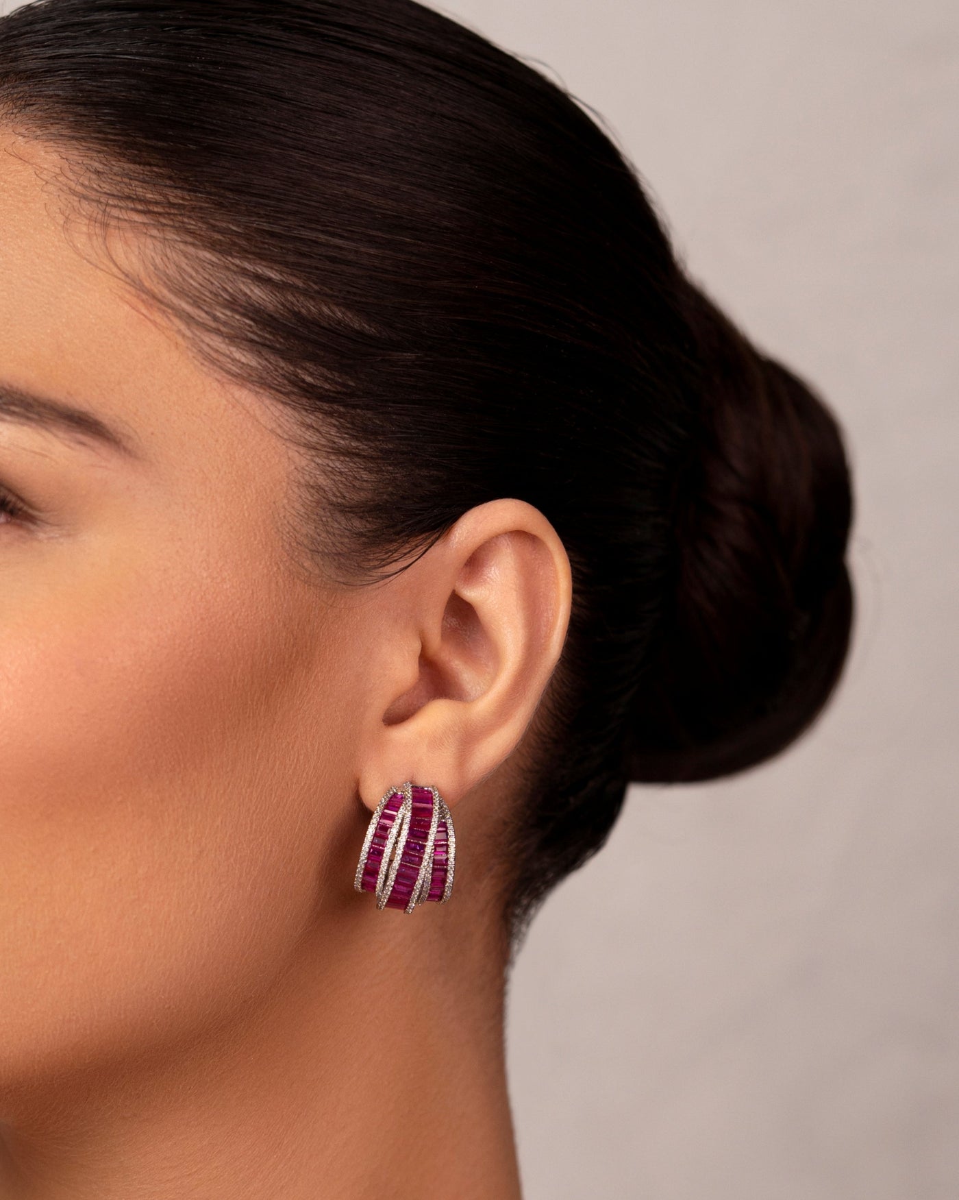 Elsa Baguette Hoops