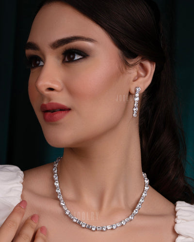 Radiant Grace Tennis Necklace