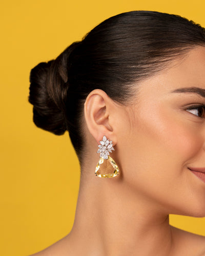 Triangular Drop Earrings