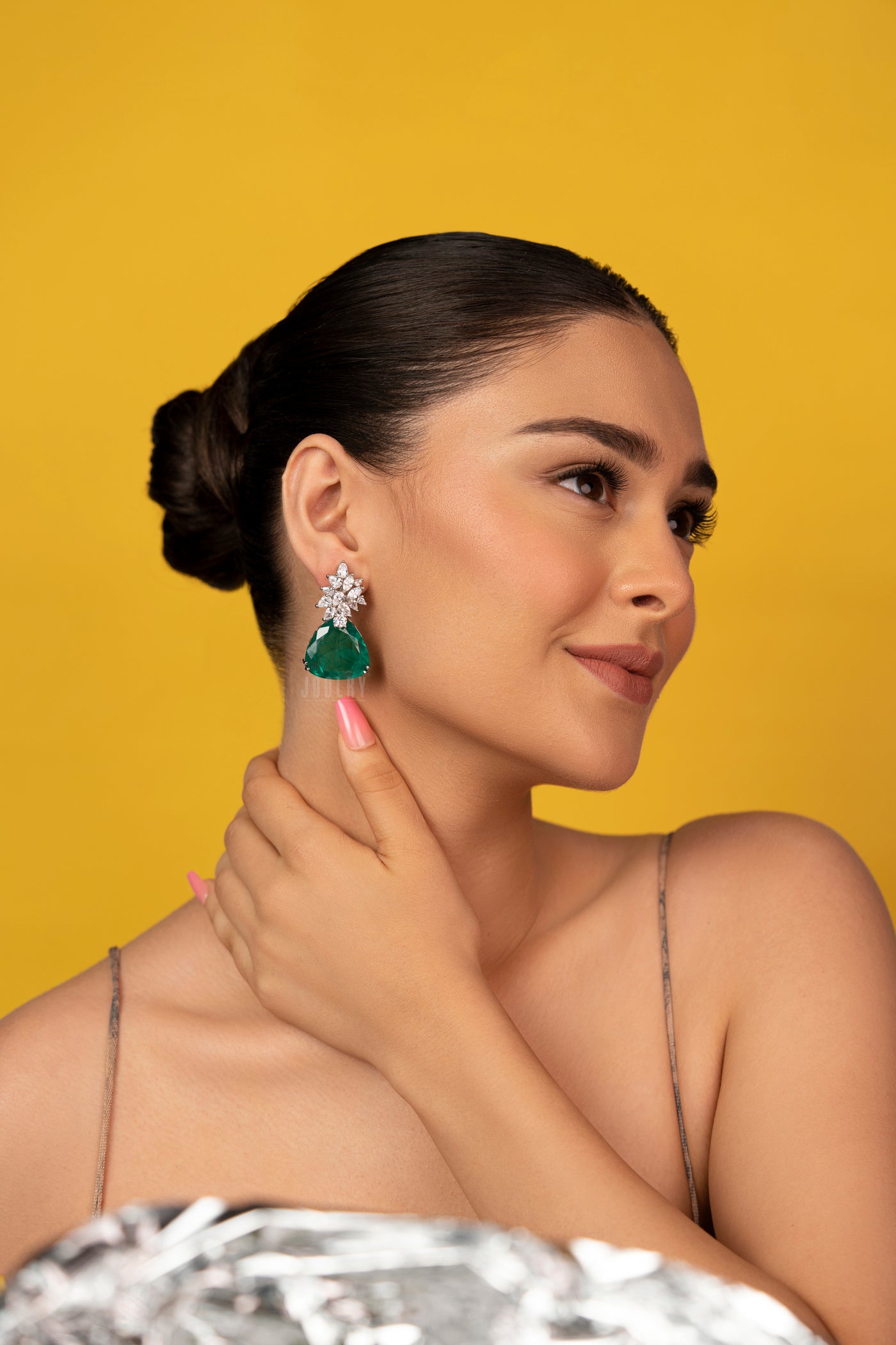 Triangular Drop Earrings