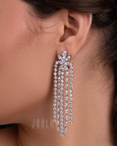 Radiant Cascade Dangler Earrings