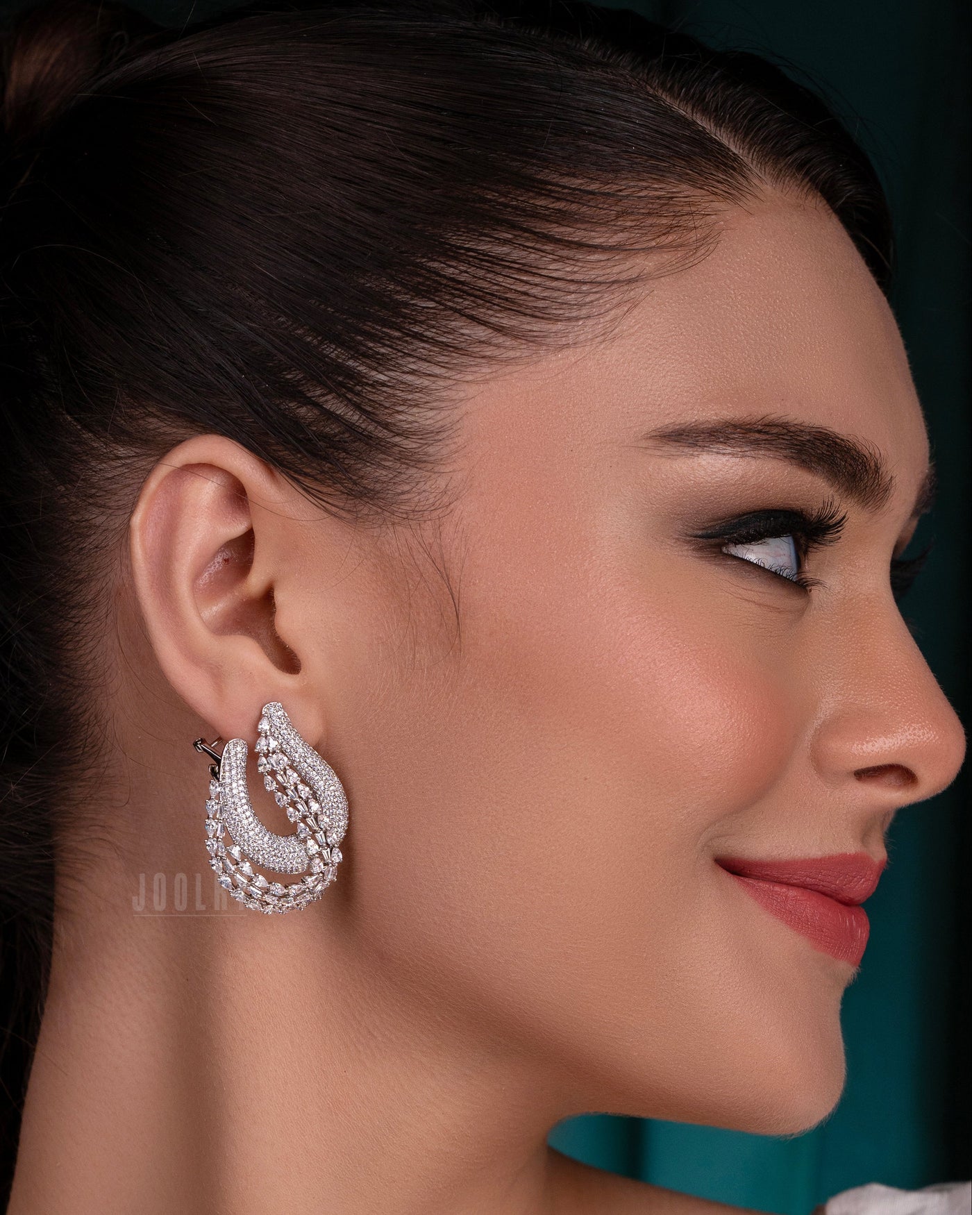 Twilight Loop Diamond Earrings