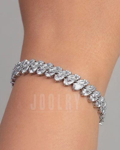 Pear and Marquise Bracelet