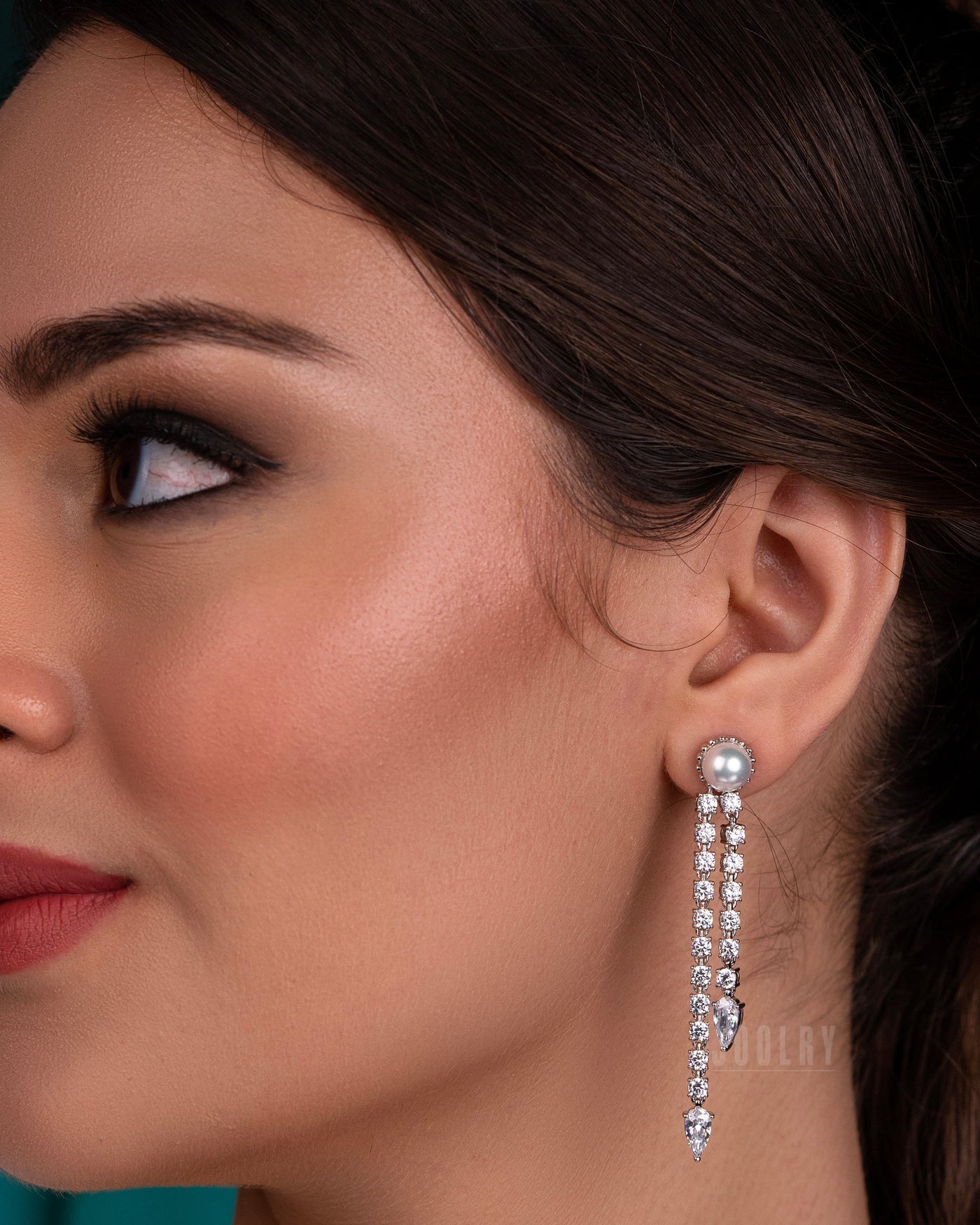 Pearl Cascade Drop Earrings