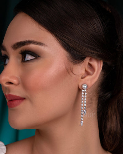 Pearl Cascade Drop Earrings