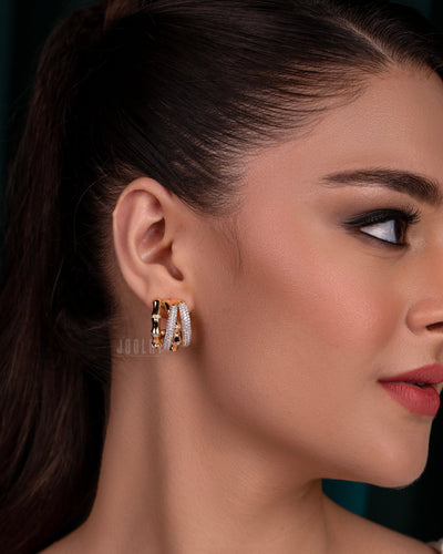 Grace Dual Hoop Earrings