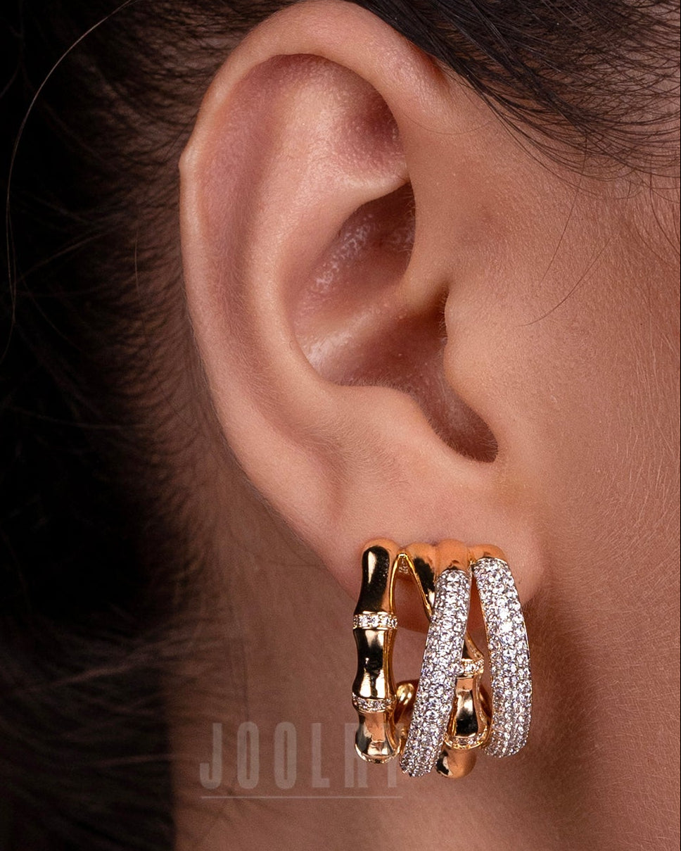 Grace Dual Hoop Earrings