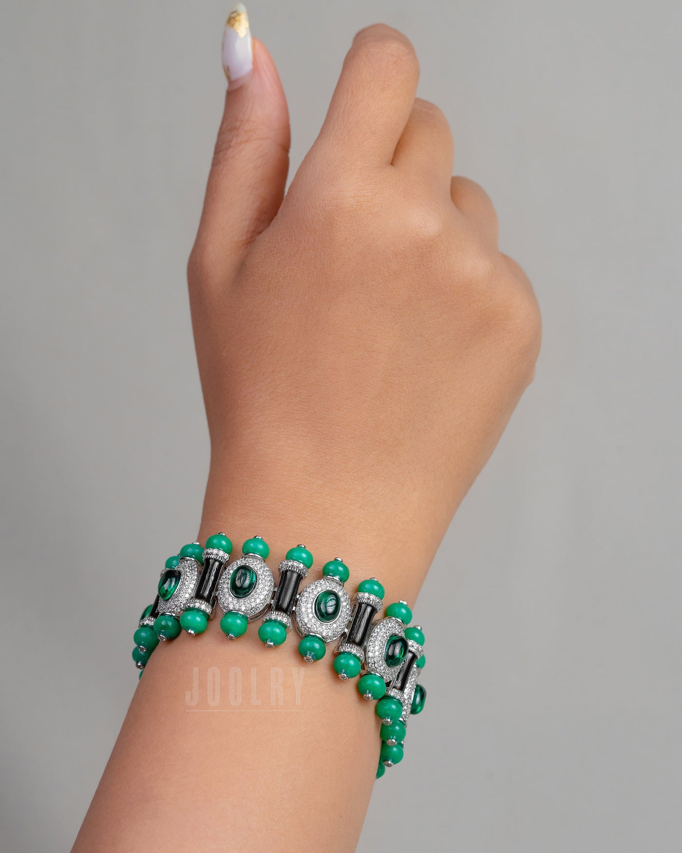 Pave Enamel Bracelets