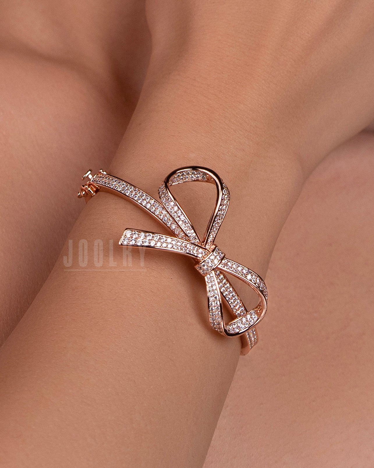 Rosegold Bow Chic Bracelet