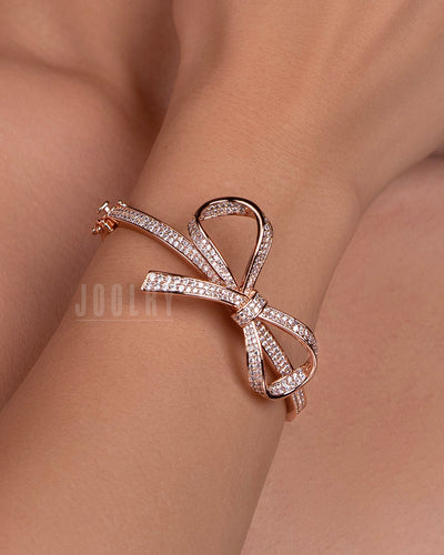Rosegold Bow Chic Bracelet