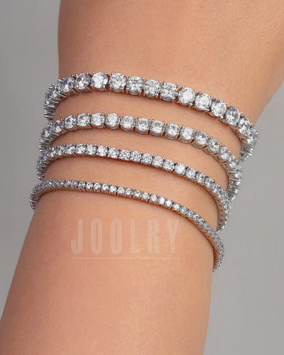 Single Line Tennis Bracelets