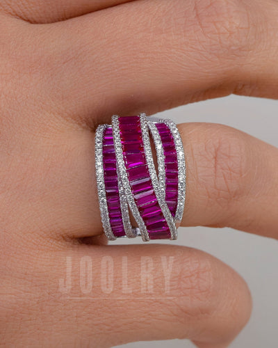Iqra baguette ring