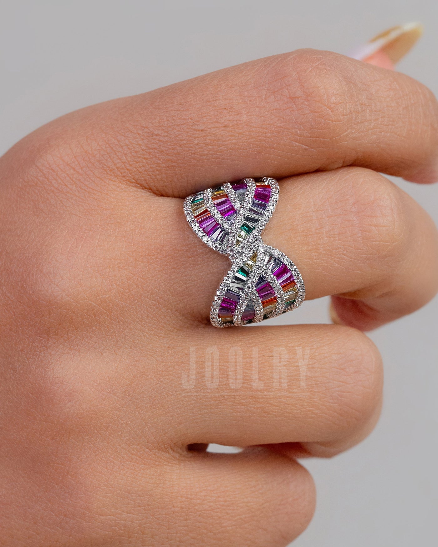 Tiyn Multicolor Ring