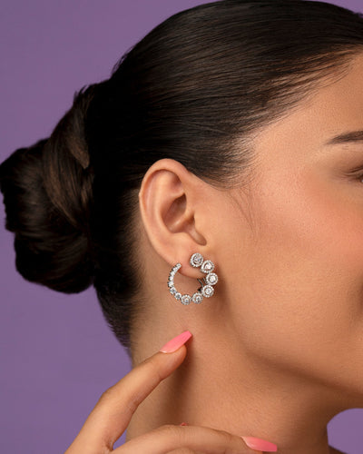 Lune Diamonte Earrings