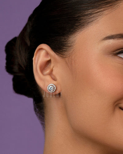 Bordered Solitaire Studs