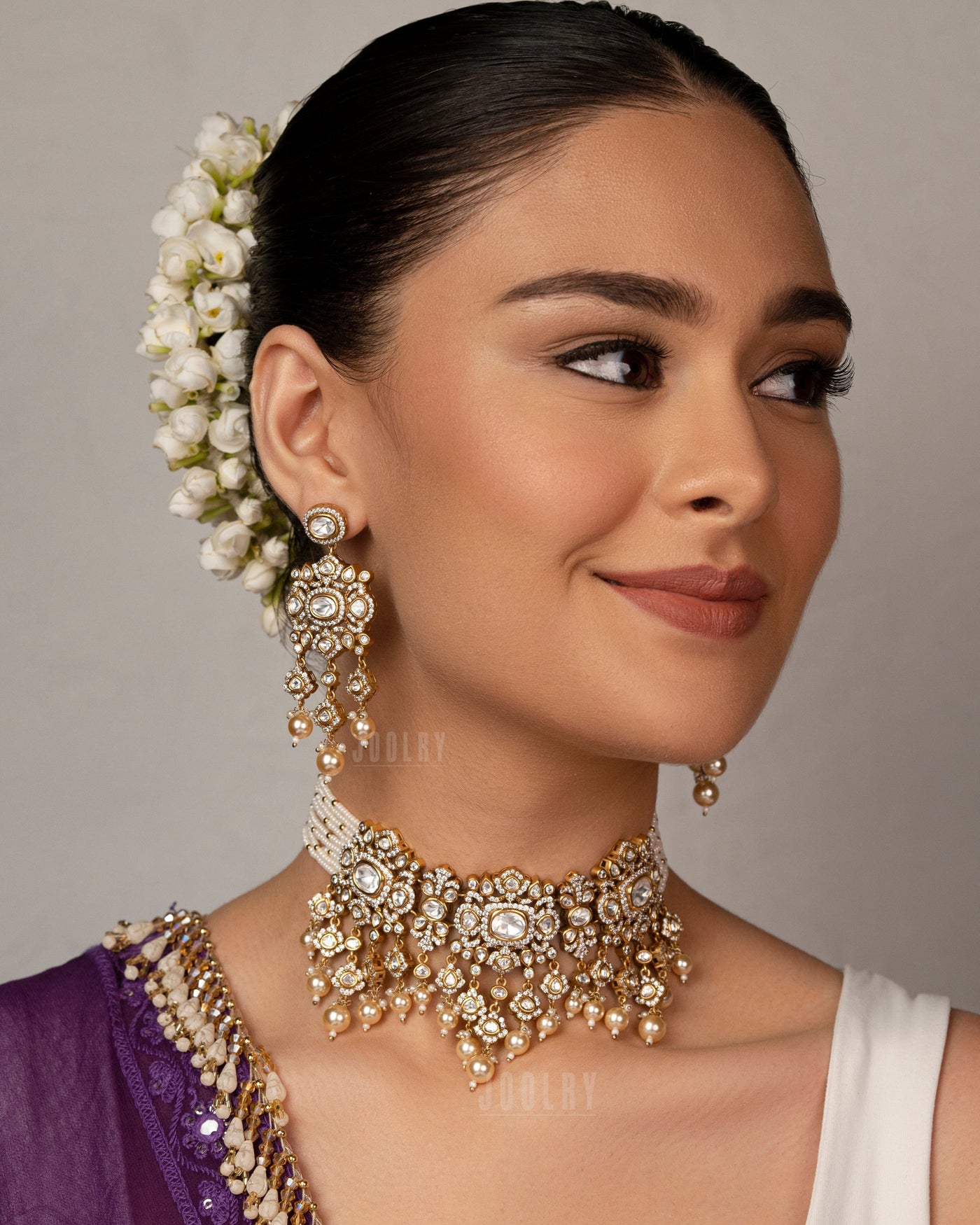 Aushi Polki Choker Set