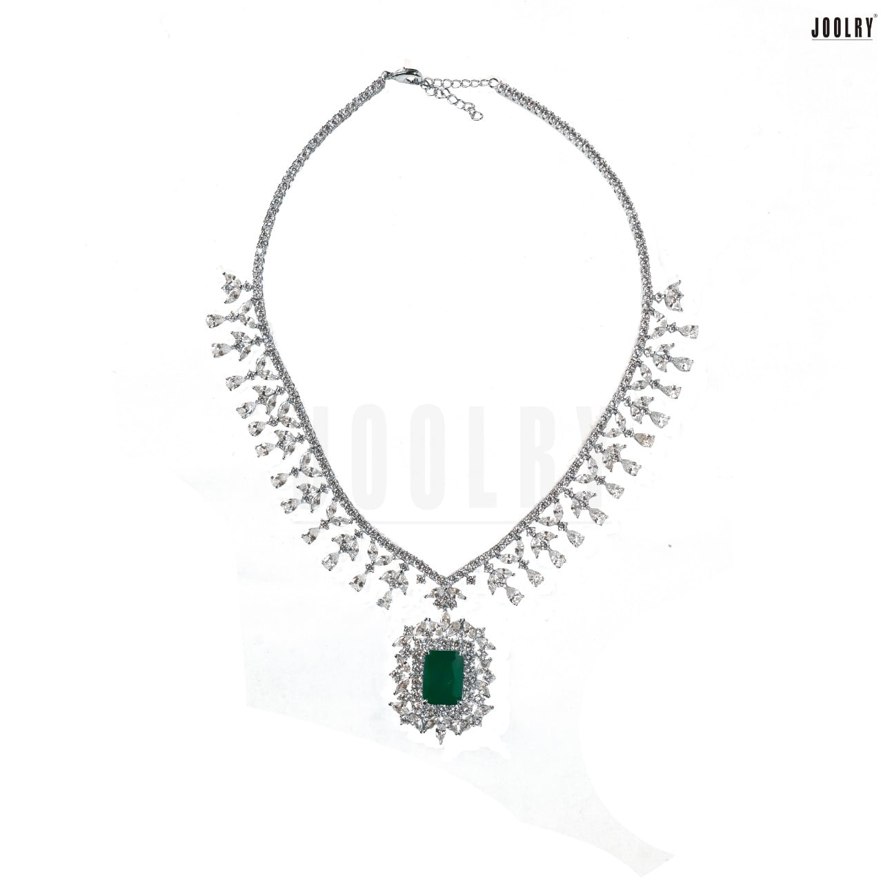 Emerald & Ruby Diamonte Set