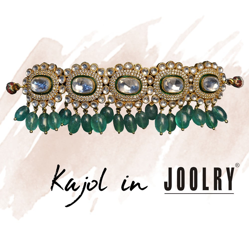 Jadau Polki choker set