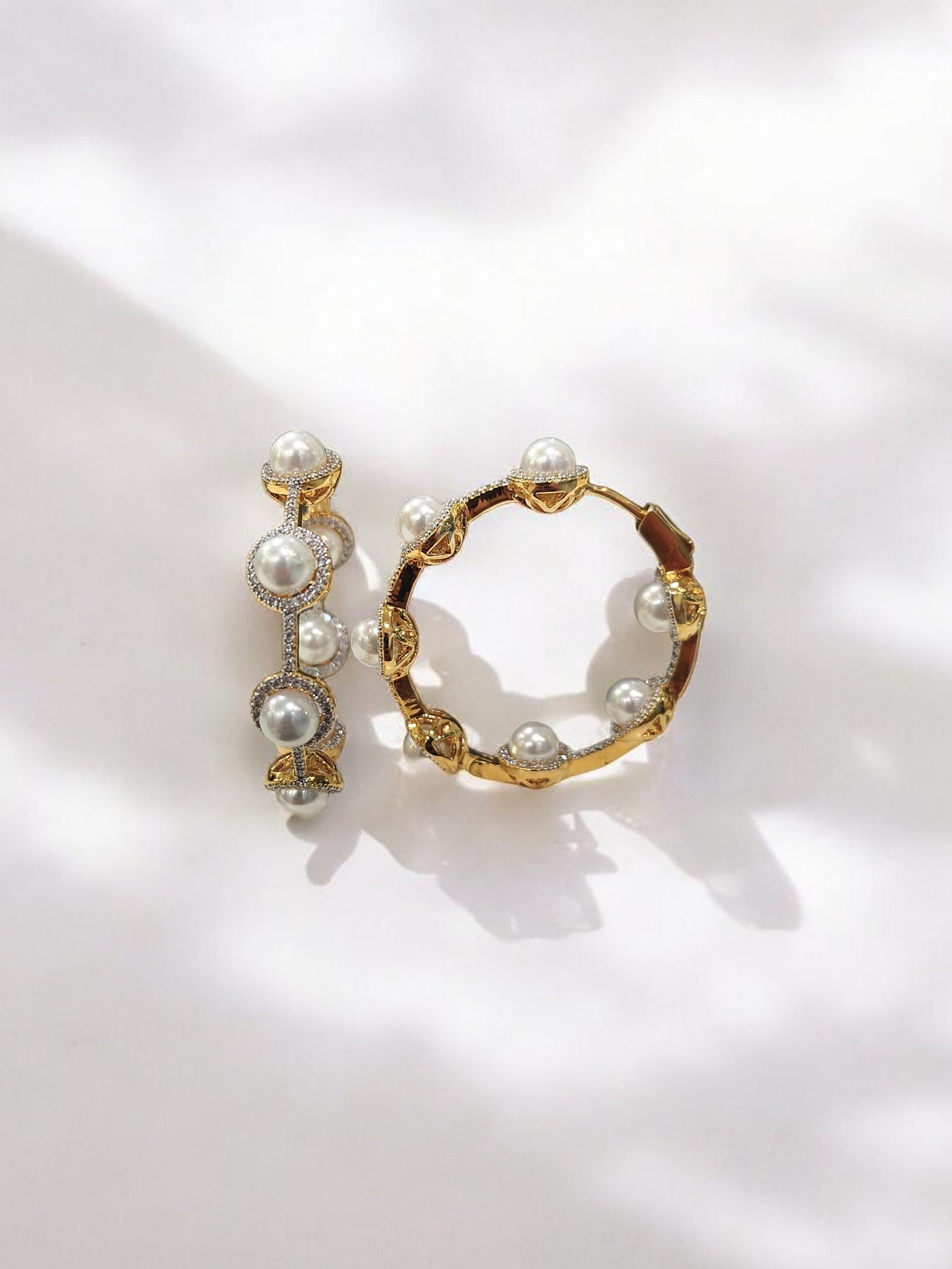 Allora Pearl Hoops